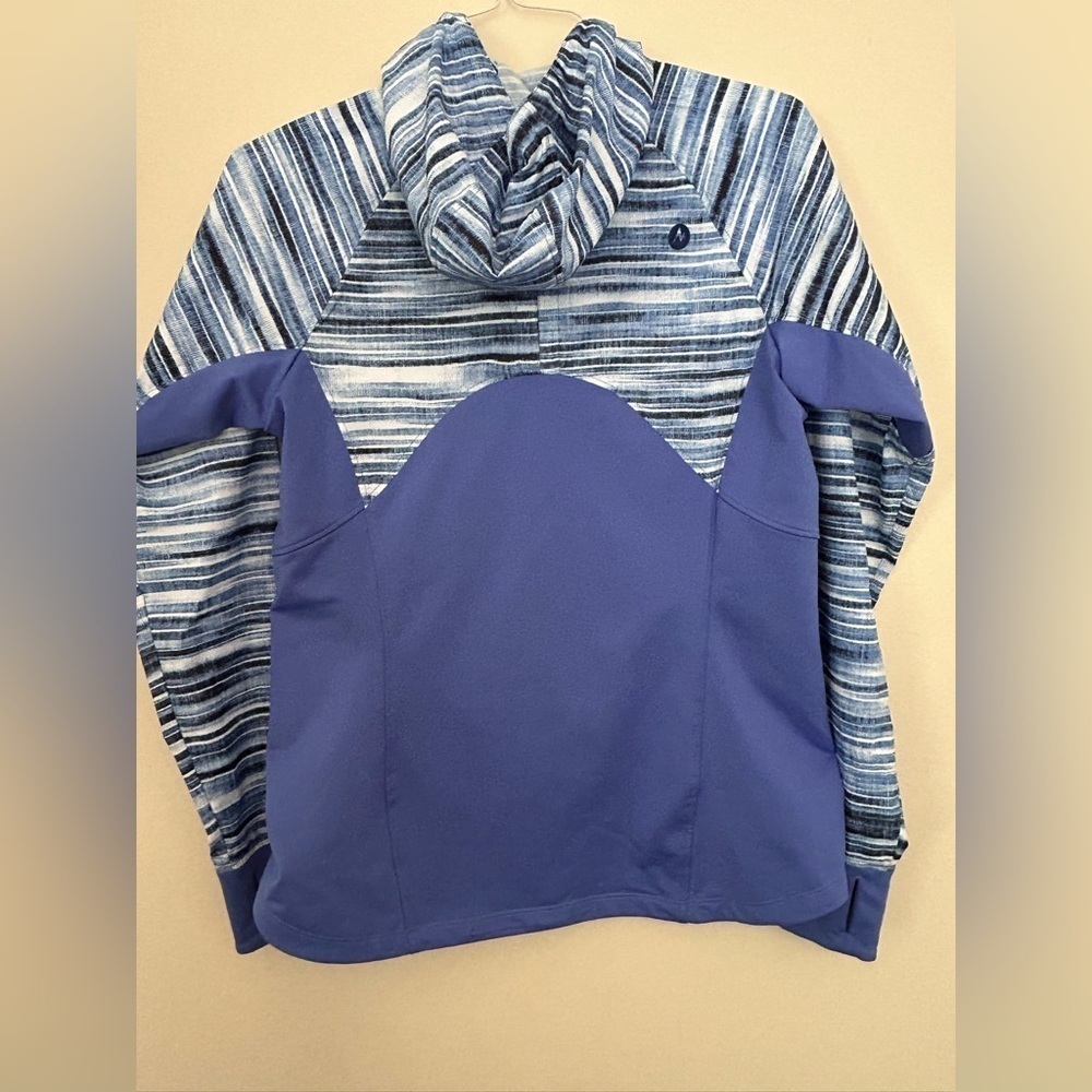 Marmot Wmns M Full Zip lightweight rain jacket Windbreaker Outdoor Hiking Blue - Picture 12 of 14